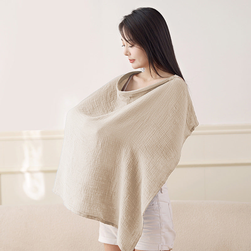 Double-Layer Cotton Gauze Nursing Cover