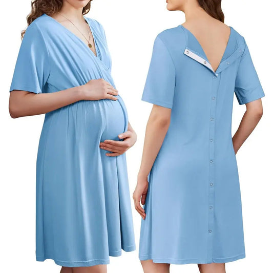 Lush Bloom Labor & Nursing Gown