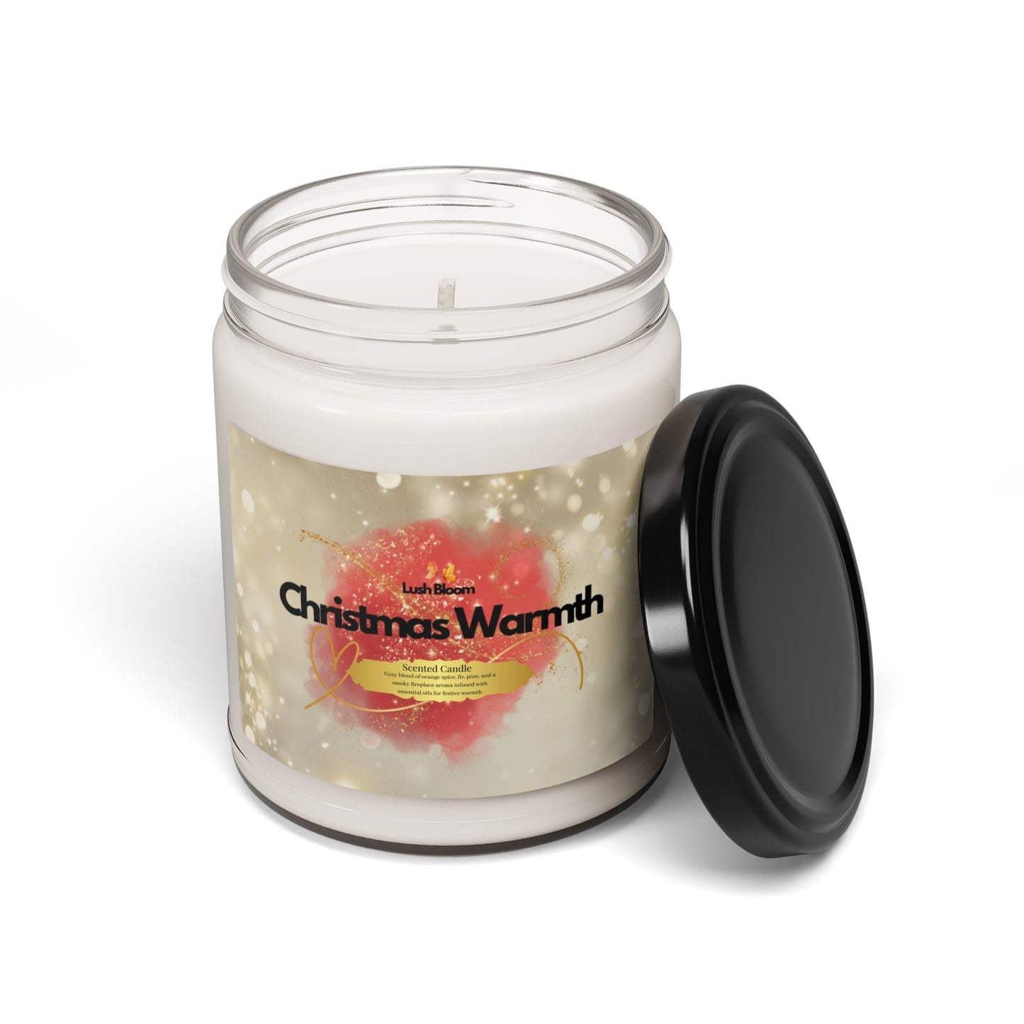Christmas Warmth Scented Soy Candle – 9oz