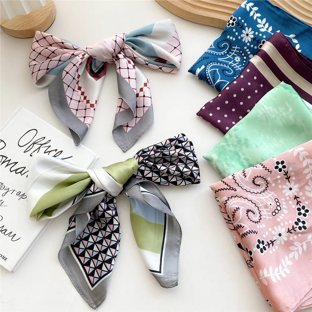 Silk Hair & Head Scarf