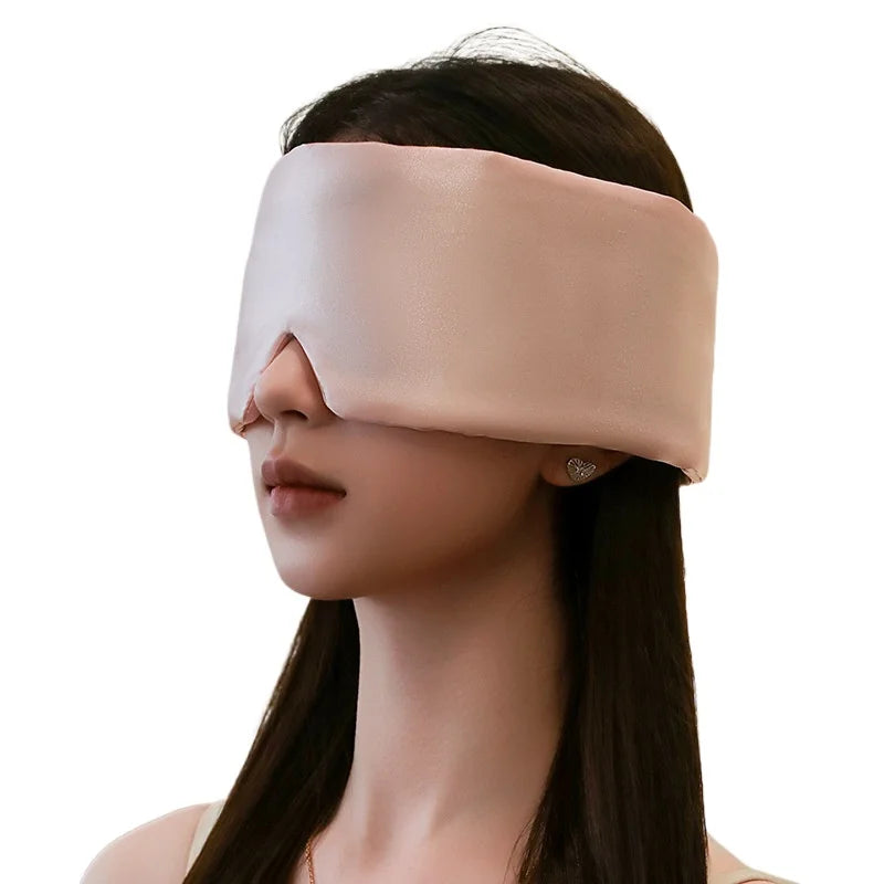 Soft Padded Silk Eye Mask โ Luxurious Sleep & Skin Protection