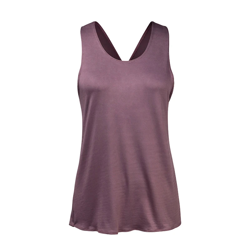 Seamless Cross-Back Yoga Shirt β Breathable & Quick-Dry