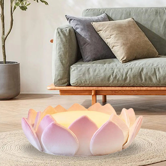 Lotus Flower Meditation Pillow – Supportive & Stylish