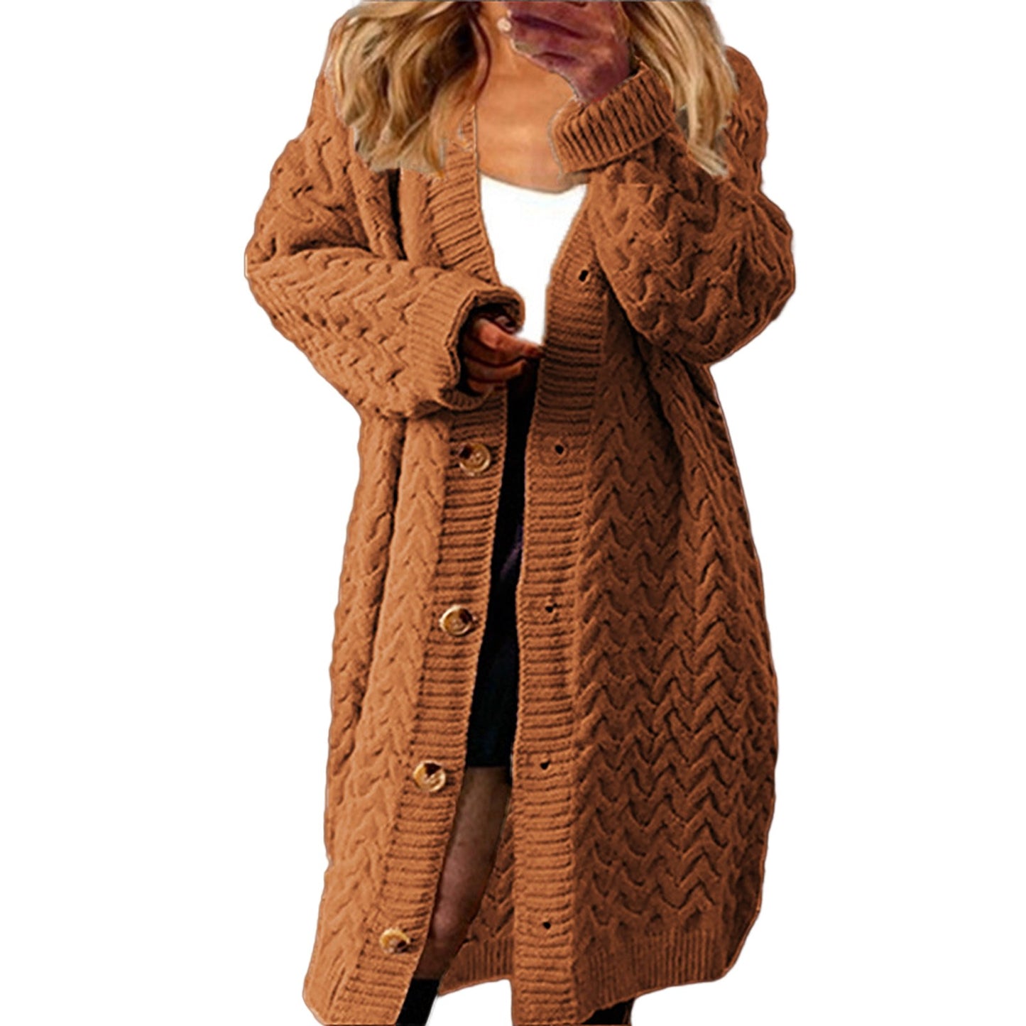 Cozy Autumn Oversize Knit Cardigan