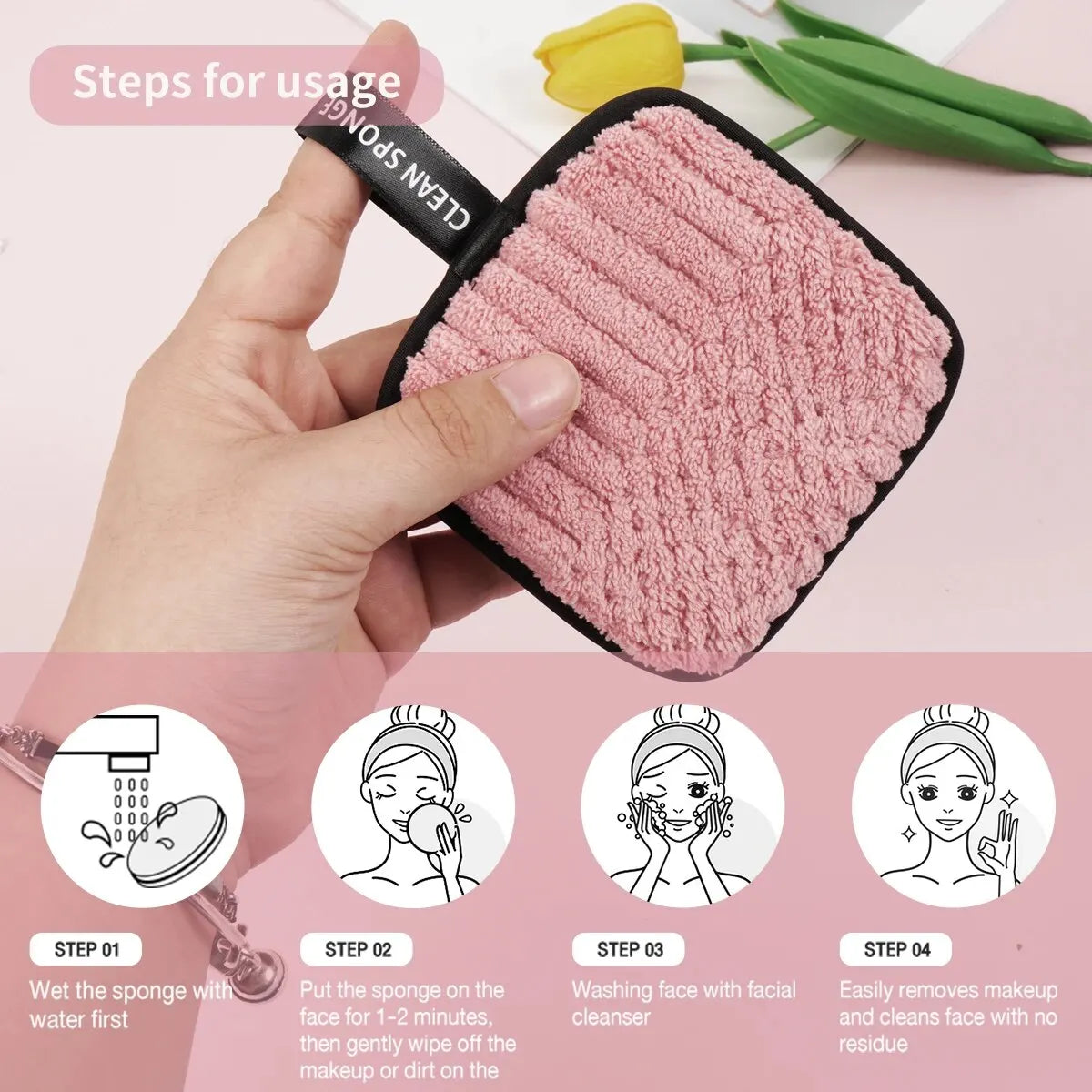 10 Piece Washable Microfiber Pad