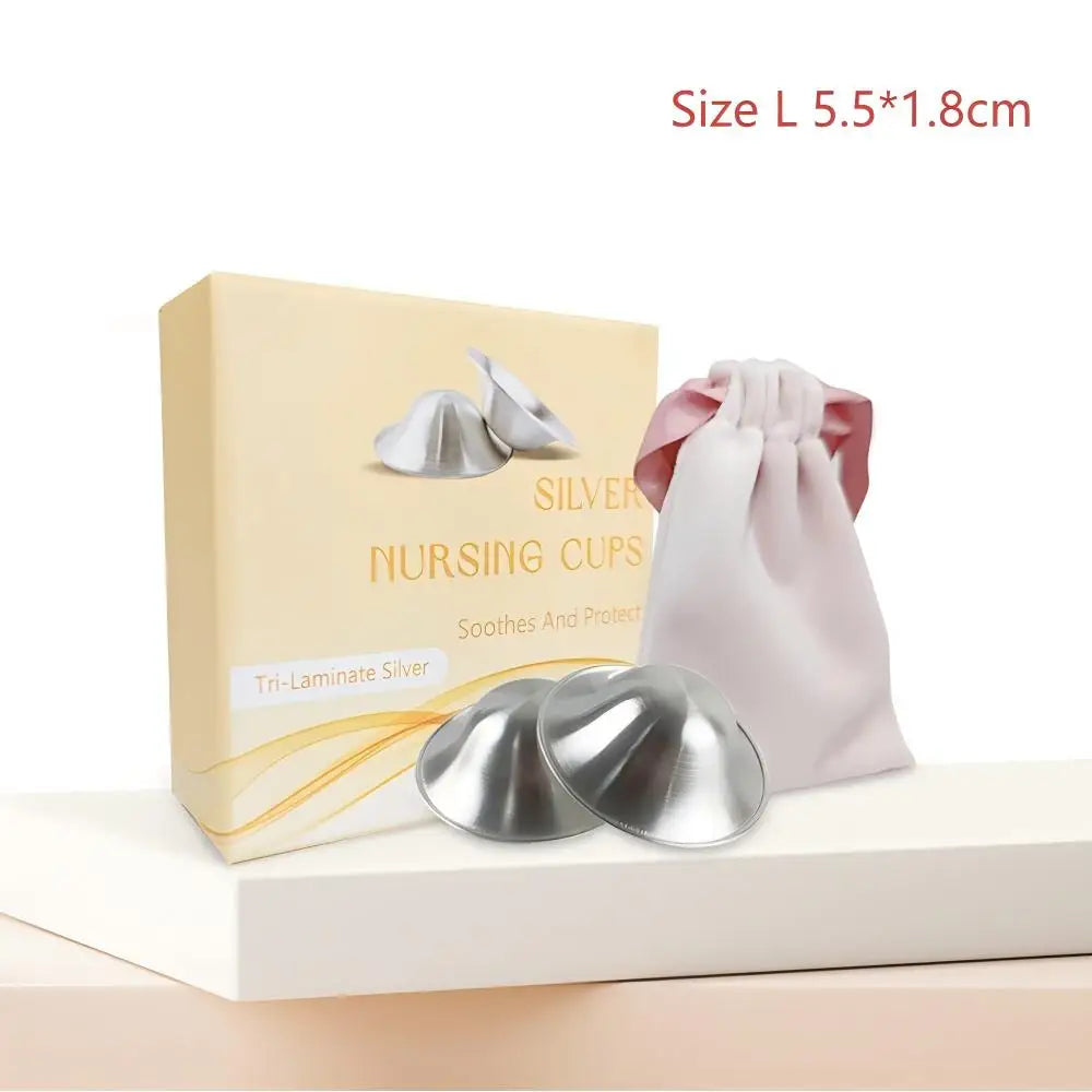 Lush Bloom Silver Nursing Cups