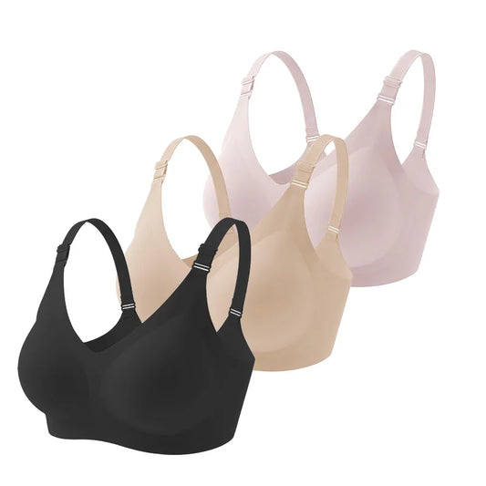 Lush Bloom Seamless Nursing Bra 3-Pack.