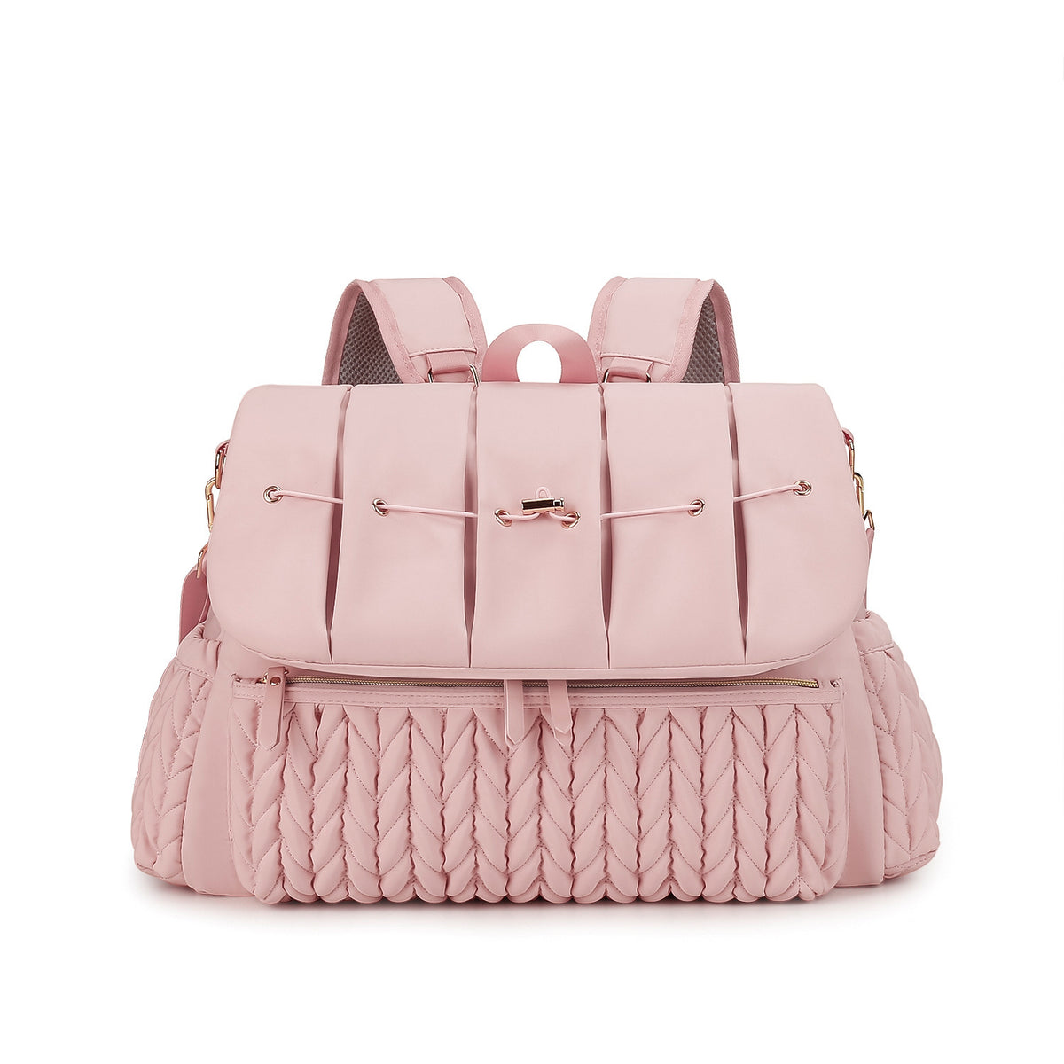 Lush Bloom Quilted Diaper Bag