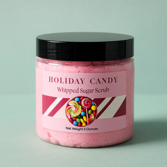 Holiday Candy Whipped Sugar Scrub