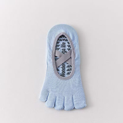 Women's Five Toe Yoga Socks