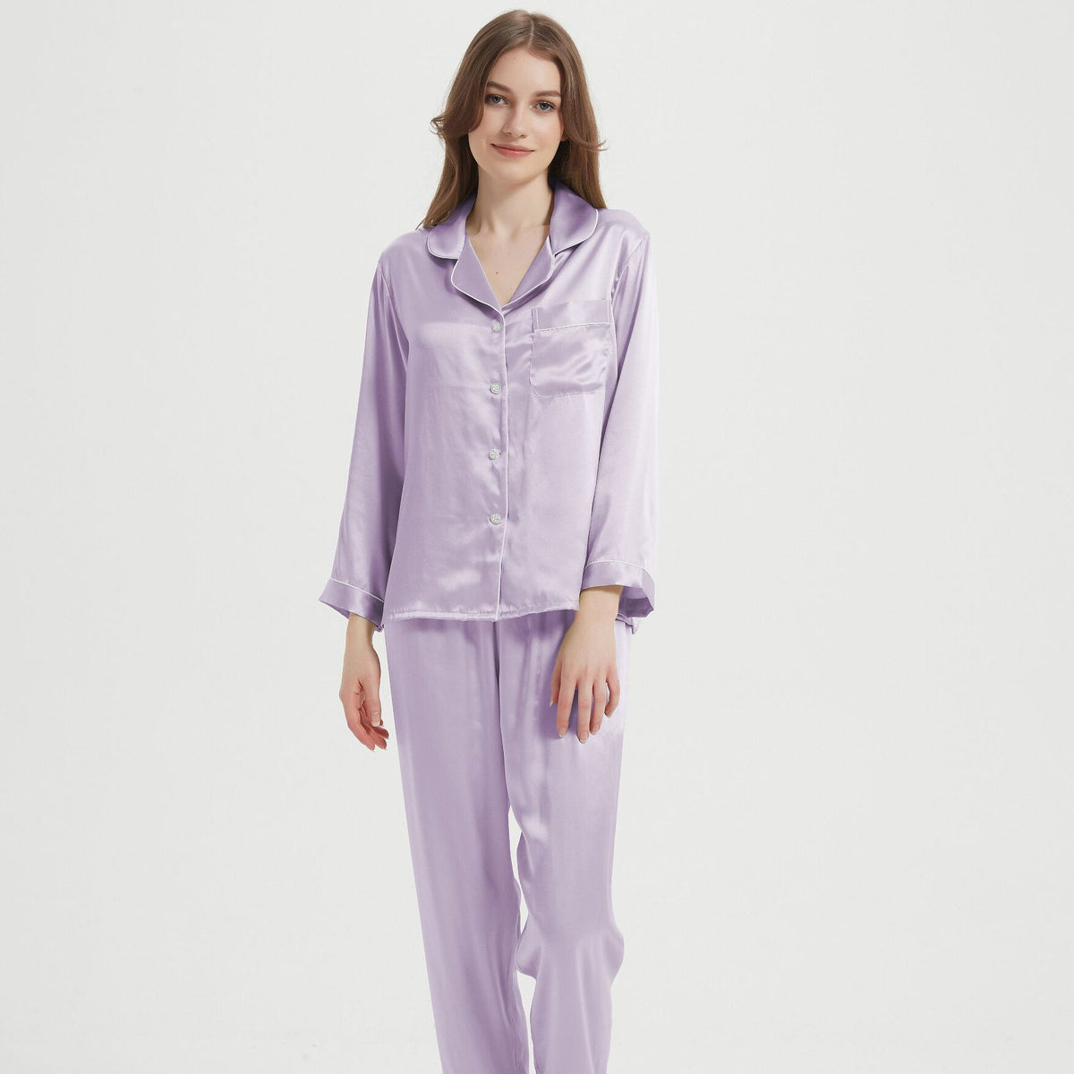 silk pajamas set