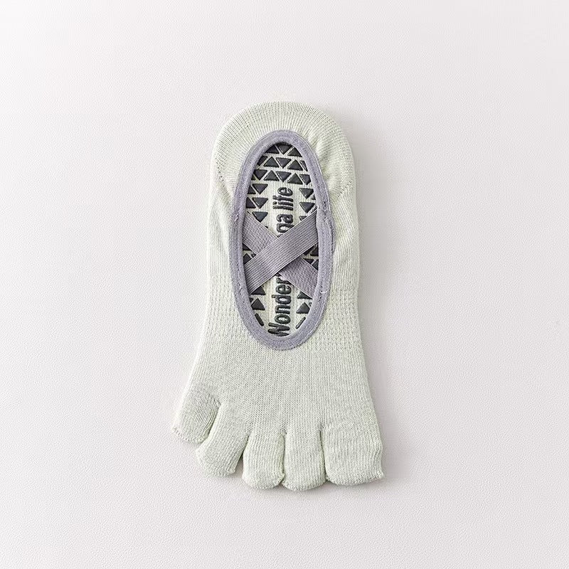 Women's Five Toe Yoga Socks