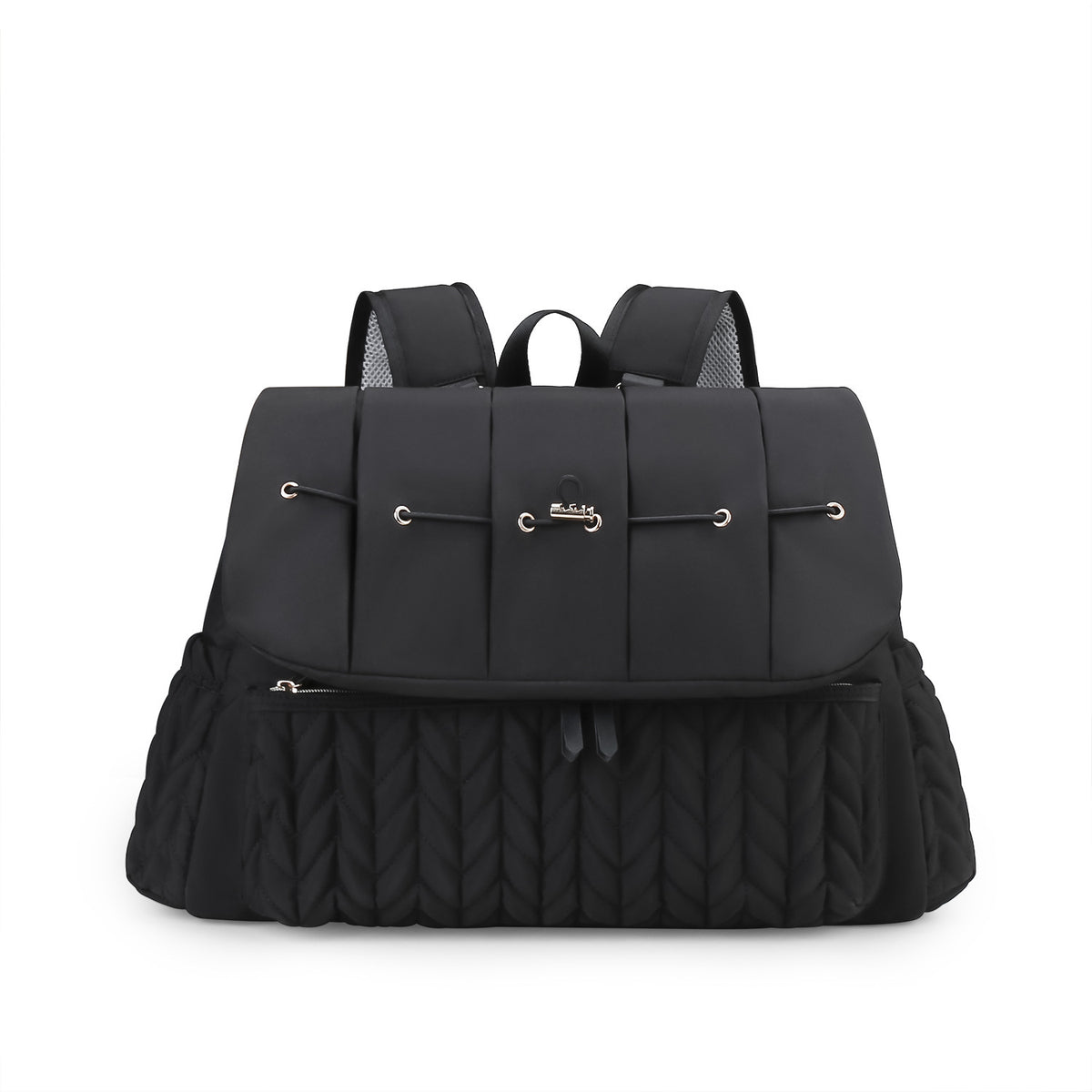 Lush Bloom Quilted Diaper Bag