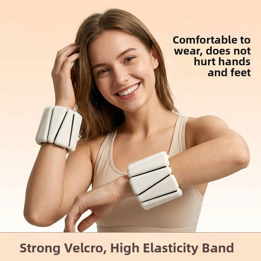 Adjustable Silicone Wrist Ankle Weights for Exercise
