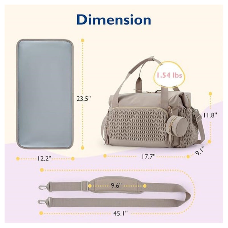 Braided Diaper Bag