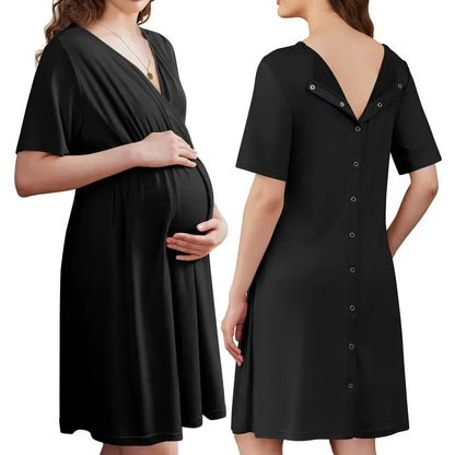 Lush Bloom Labor & Nursing Gown
