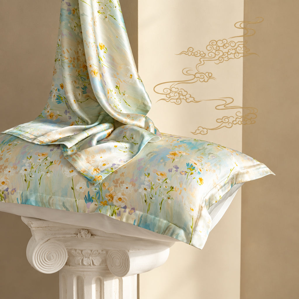 Printed Lush Silk Beauty Pillowcase