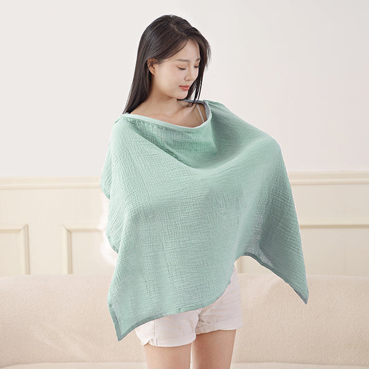 Double-Layer Cotton Gauze Nursing Cover