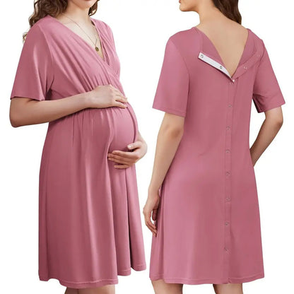 Lush Bloom Labor & Nursing Gown