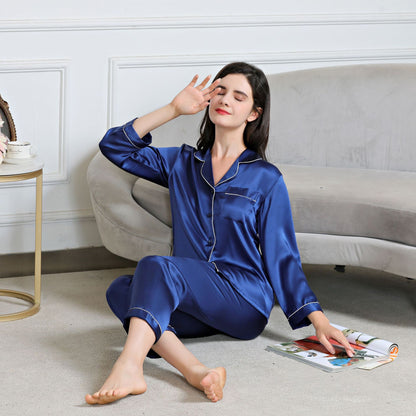 silk pajamas set