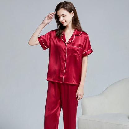 silk pajamas set