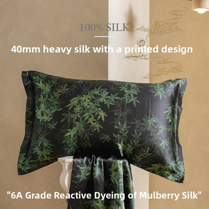 Printed Lush Silk Beauty Pillowcase