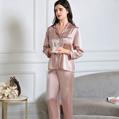 silk pajamas set