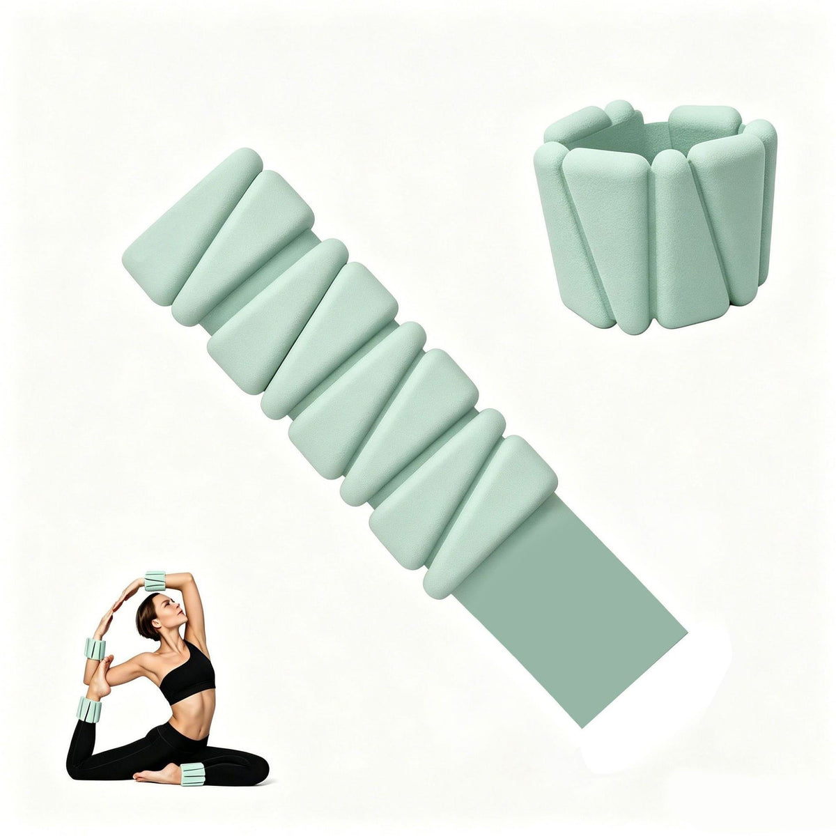 Adjustable Silicone Wrist Ankle Weights for Exercise