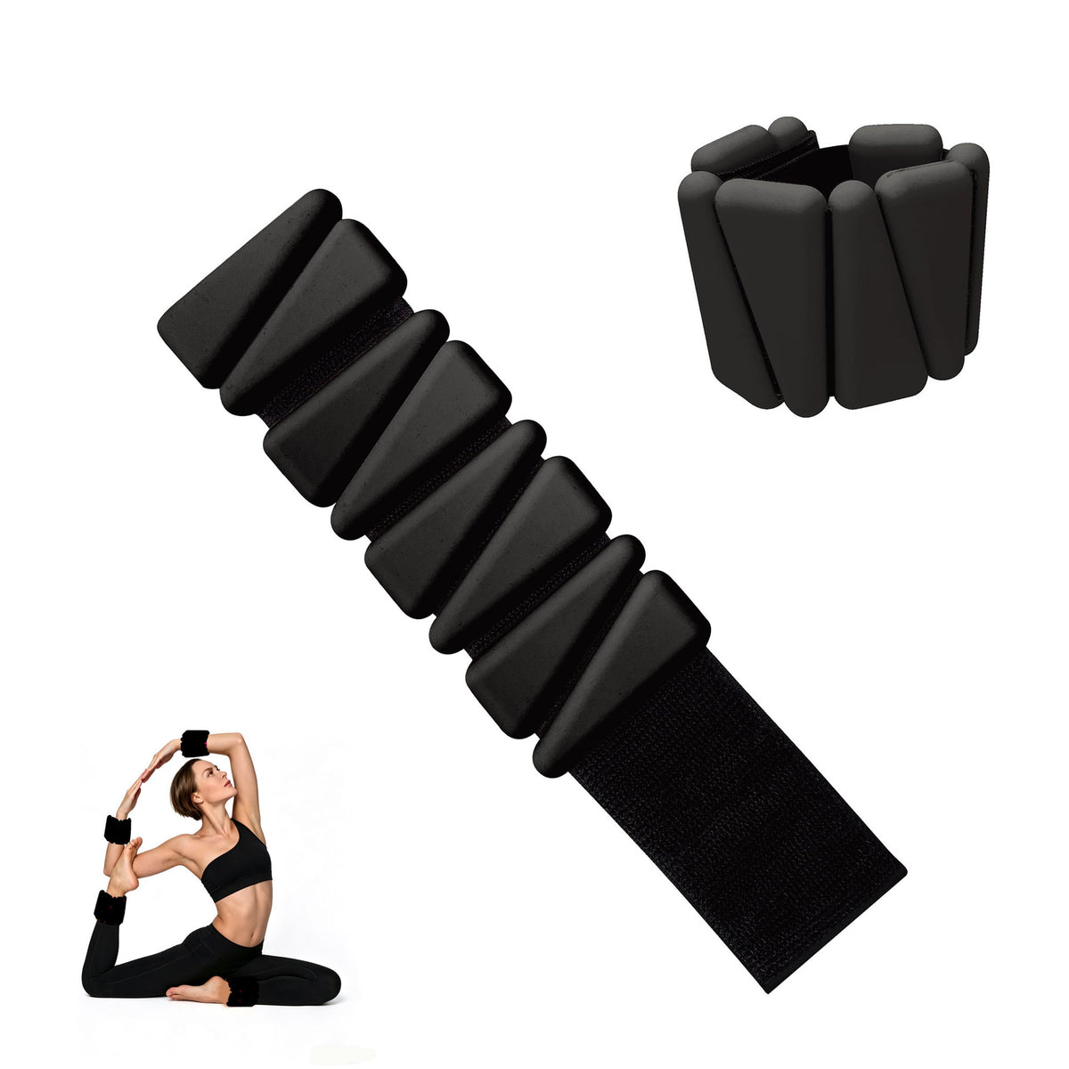 Adjustable Silicone Wrist Ankle Weights for Exercise