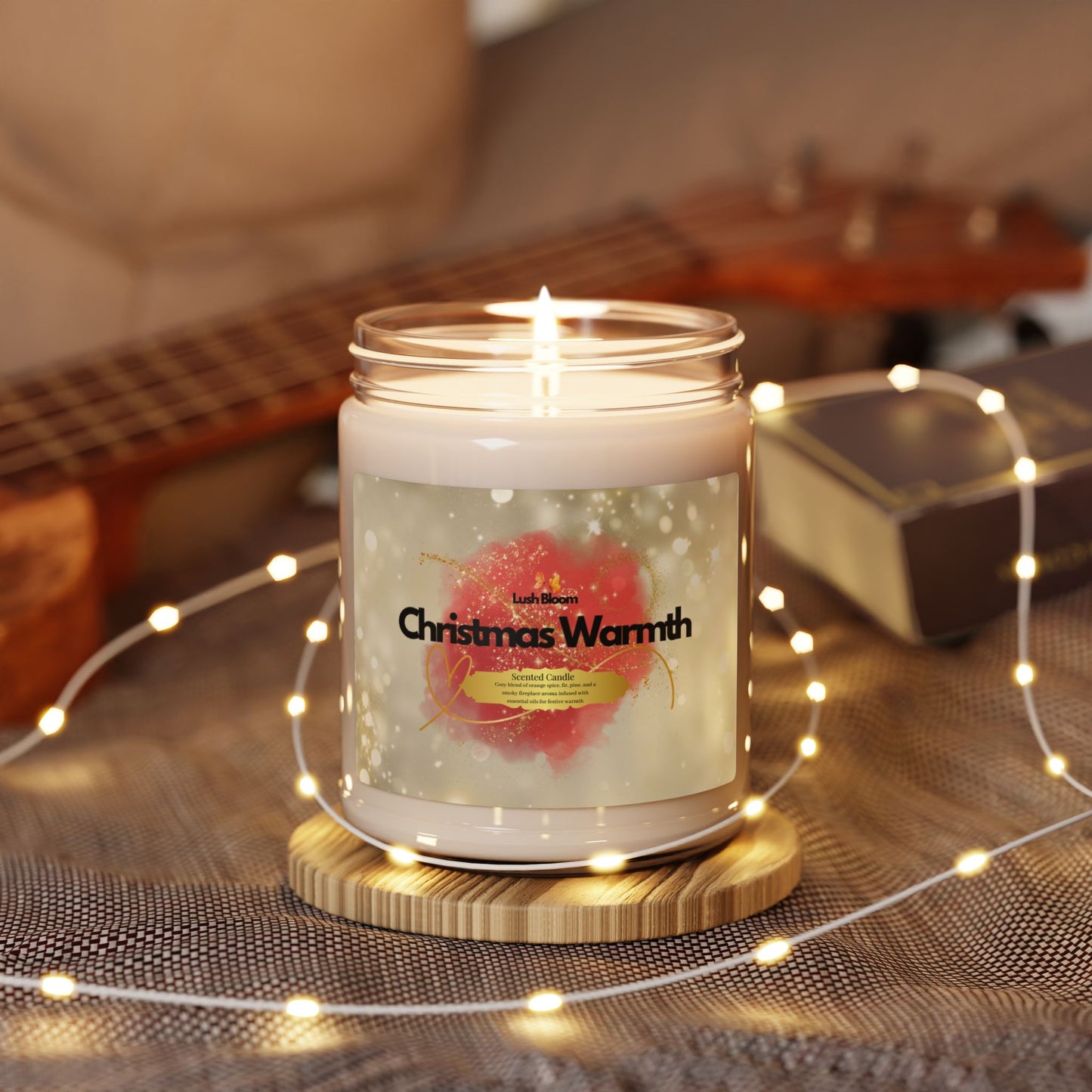 Christmas Warmth Scented Soy Candle – 9oz