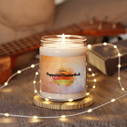 Peppered Passionfruit Scented Soy Candle – 9oz