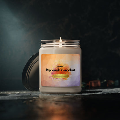 Peppered Passionfruit Scented Soy Candle – 9oz