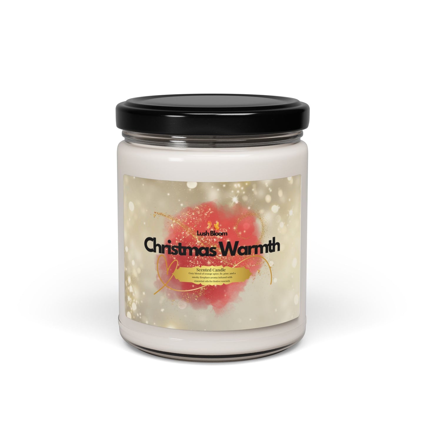 Christmas Warmth Scented Soy Candle – 9oz