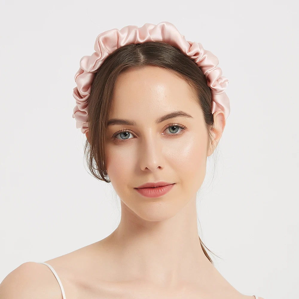 100% Pure Mulberry Silk Luxury Bubble Headband