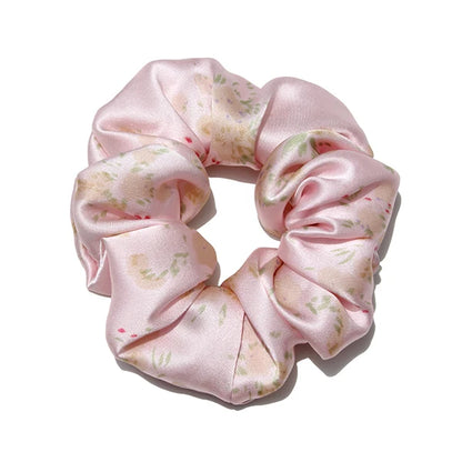 100% Pure Mulberry Silk Large Scrunchies