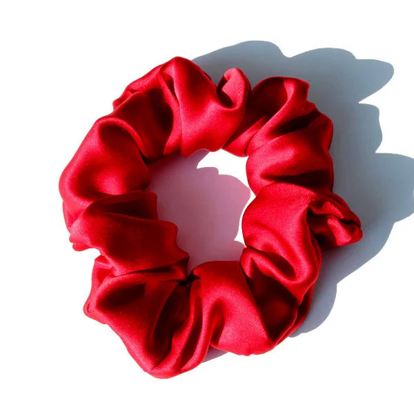 100% Pure Mulberry Silk Large Scrunchies