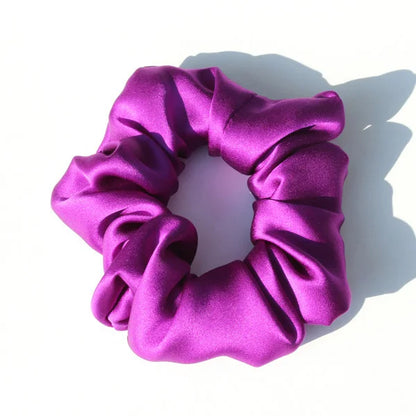 100% Pure Mulberry Silk Large Scrunchies
