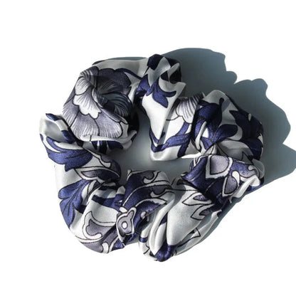 100% Pure Mulberry Silk Large Scrunchies