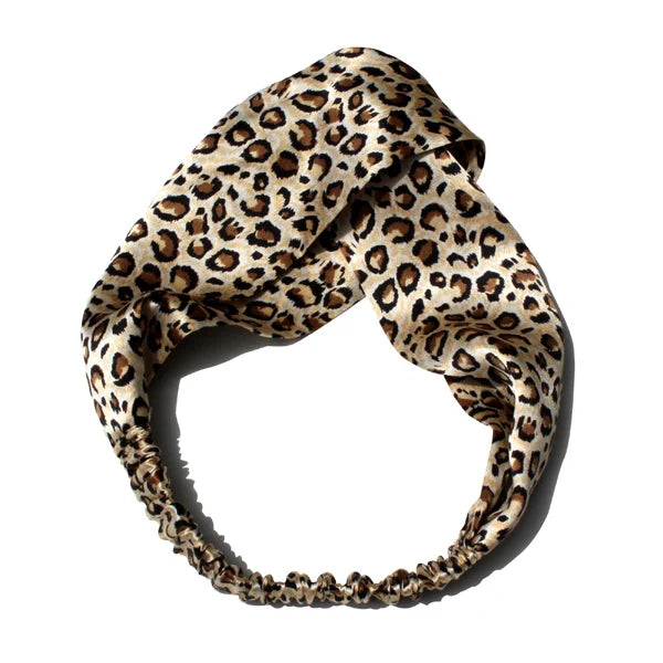 100% Mulberry Silk Elastic Headbands – Vintage Crossed Style