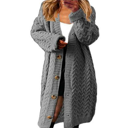 Cozy Autumn Oversize Knit Cardigan