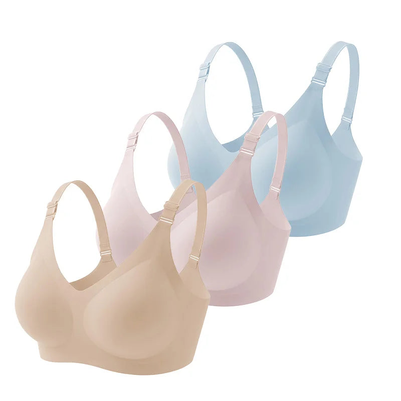 Lush Bloom Seamless Nursing Bra 3-Pack.