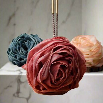 Lush Rose Bath Puff