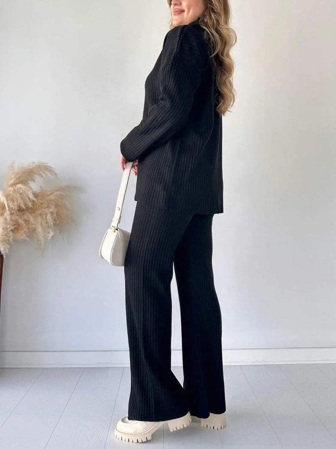 Warm zipper lounge set