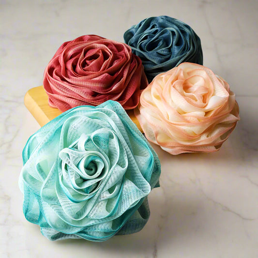 Lush Rose Bath Puff