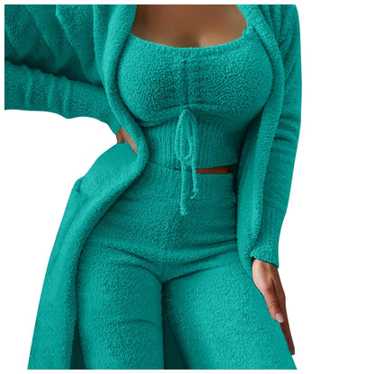 Cozy 3 Pc Teddy Loungewear