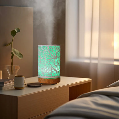 ultrasonic air humidifier essential oil diffuser