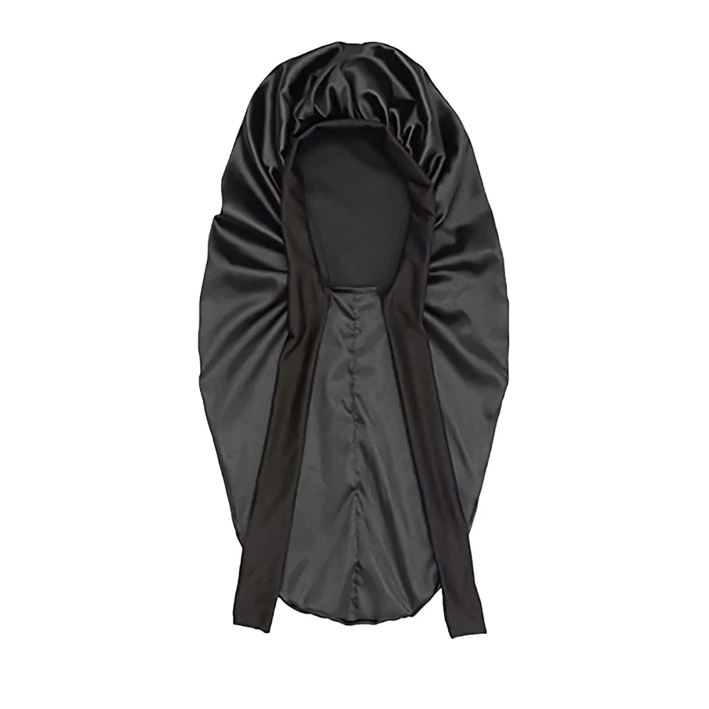 Luxury Long Silk Tie Sleep Cap