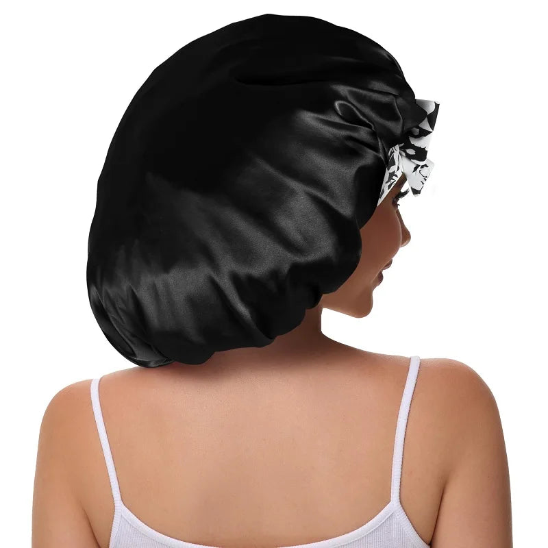 Lush Satin Tie-Front Beauty Bonnet