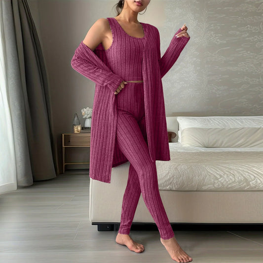 Fall Winter 3 Piece Loungewear