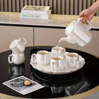 Pearl Glazed Tea Set